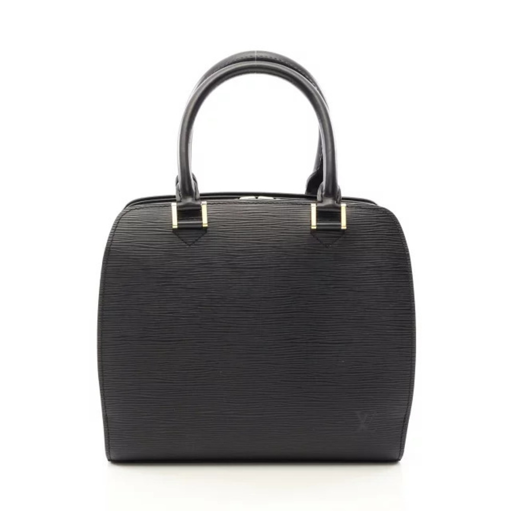 Louis Vuitton Pont Neuf Handbag Leather Epi Black